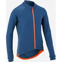 Fahrradjacke 500 Kinder blau/orange Gr. 146 - 11 Jahre