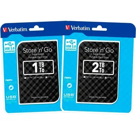 Verbatim Store 'n' Go 2 TB USB 3.0 schwarz 53195