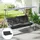 Outsunny Sitzkissen 170 x 100 x 8 cm dunkelgrau 1 St.