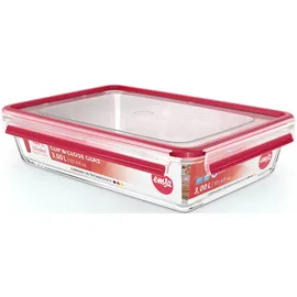 Emsa Clip&Close Glas Rot
