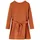 vidaXL Kinderkleid mit Langen Ärmeln Cognac 116
