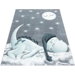 Kinderteppich Bambi Blau ca. 120x170cm