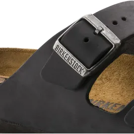 Birkenstock Arizona Nubukleder geölt schmal schwarz 37