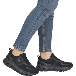 Rieker Slip-On Sneaker Damen Schwarz 44