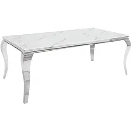 Casa Padrino 200 x 75 x 105 cm grau/silber/weiß