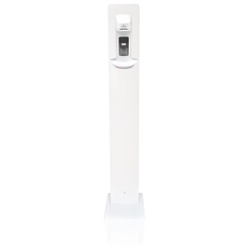 Euraneg Desinfektionsmittelspender Säule, Acryl SD100, Hochwertige Desinfektionssäule mit modernem Design, 1 Stück - Farbe: transparent
