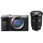 Sony Alpha ILCE-7CR Gehäuse + Trageriemen, USB-Kabel, Akku, Netzkabel, Ladegerät