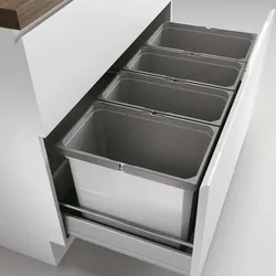Cox® Box 350 S/1000-4, Abfallsammler für vorhandene Auszüge, hellgrau