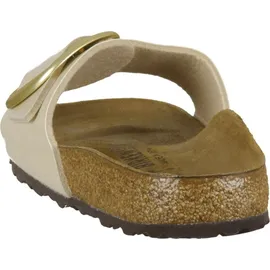 Birkenstock Madrid Big Buckle Birko-Flor schmal graceful pearl white 37