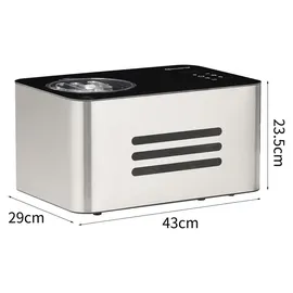sommertal Eismaschine 3-in-1 Schwarz 1,5l