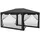 Outsunny Faltpavillon 3,95 x 2,95 m inkl. Seitenteile Schwarz/Mehrfarbig