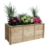 Promadino Hochbeet 200 x 80 x 85 cm natur