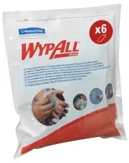 WYPALL* Reinigungstücher Nachfüllpack 7776 , 1 Karton = 6 Beutel á 75 Tücher