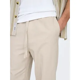 Only & Sons ONSSINUS LOOSE 0007 COT LIN PANT NOOS Grau XL