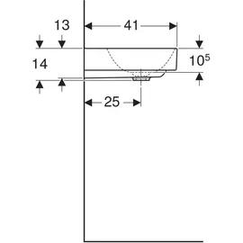 Geberit One Waschtisch 50 x 40 cm (505020016)