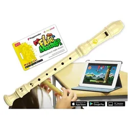 Voggenreiter Flute Master - Kunststoff Blockflöte - Barocke Griffweise - Sopran-Blockflöte