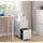 Woltu Rollcontainer, Weiß, Metall, 3 Schubladen Rechteckig, 30x60x45 cm, Arbeitszimmer, Container