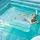 Swim Essentials Family Wasserhängematte – Grün – reine Töne - Grün