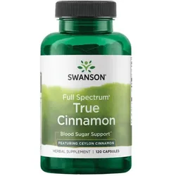 Echter Zimt mit Ceylon-Zimt 300 mg 120 Kapseln
