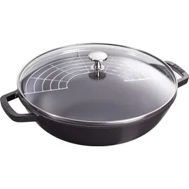 Staub Wokpfanne 30cm schwarz