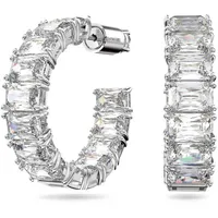 Swarovski Creolen Matrix silberfarben 5612673 2-tlg.