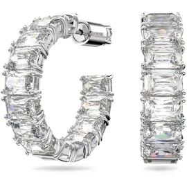 Swarovski Creolen Matrix silberfarben 5612673 2-tlg.