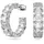 Swarovski Creolen Matrix silberfarben 5612673 2-tlg.