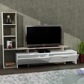 moebel17 Wohnwand Simal weiß Cordoba