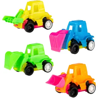 Baufahrzeuge 5.5cm, versch. Motive und Farben, 72 Stk.