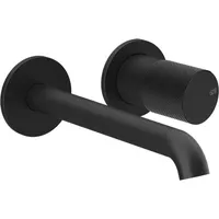 GESSI Habito Waschtisch-Einhebelmischer, DIAMANTATO, - schwarz matt