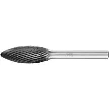 Pferd Hartmetall Hochleistungsfrässtift Flamme B Ø 12x30mm Schaft-Ø 6 mm Z3P HICOAT