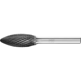 Pferd Hartmetall Hochleistungsfrässtift Flamme B Ø 12x30mm Schaft-Ø 6 mm Z3P HICOAT