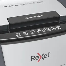 Rexel Optimum AutoFeed+ 150X Aktenvernichter mit Partikelschnitt