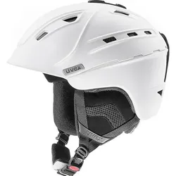 UVEX Herren Helm Herren Skihelm P2us, White Mat, 51-55