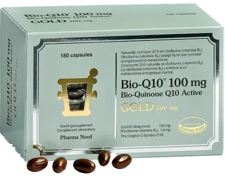 Pharma Nord Bio-Q10 100mg Ubichinon Energie Gold 180 Kapseln