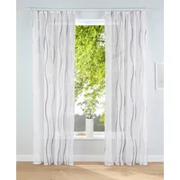 MY HOME Gardine Dimona, Kräuselband (2 St), transparent, Voile,
