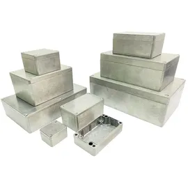 Gainta G108 Universal-Gehäuse 125 x 80 x 57 Aluminium Aluminium legiert Aluminium (Natur) 1 St.