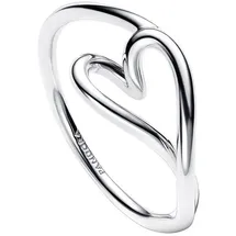 Pandora 194361C00 Damenring Herz Klein Silber, 60/19,1