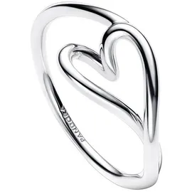 Pandora 194361C00 Damenring Herz Klein Silber, 60/19,1