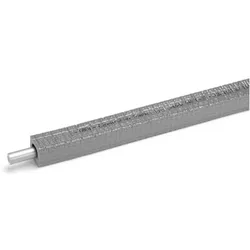 Rehau Universalrohr RAUTITAN stabil Dämmung 26 mm rechteckig Silber RAL9006, 16,2 x 2,6 mm