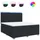 vidaXL Boxspringbett 180 x 200 cm Schwarz