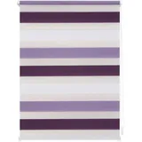 Lichtblick Duo Rollo Klemmfix Bunt 45 x 150 cm lila/weiß