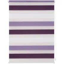 Lichtblick Duo Rollo Klemmfix Bunt 45 x 150 cm lila/weiß