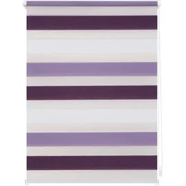 Lichtblick Duo Rollo Klemmfix Bunt 45 x 150 cm lila/weiß