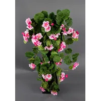 Seidenblumen Roß Geranienhänger 70cm rosa ZF Kunstpflanzen künstliche Geranie
