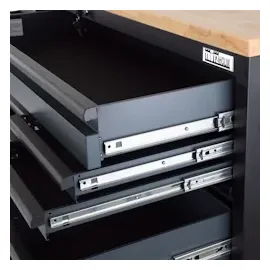 Baumarktplus Werkstattwagen Deluxe XXL Anthrazit unbestückt 160 x 91 cm 20 Schubladen Werkbank Sideboard