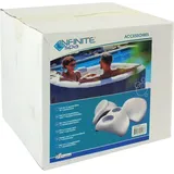 INFINITE SPA Kopfstütze und Getränkehalter PU