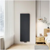 EMKE Flachheizkörper 1800 x 620 mm 2227 W grau Mittelventil