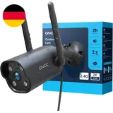 GNCC 2K Überwachungskamera Aussen WLAN, Kamera Überwachung Aussen WLAN IP Outdoo