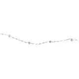 StarTrading LED Lichterkette Perlen 1,9 m Transparent Warmweiß
